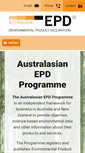 Mobile Screenshot of epd-australasia.com